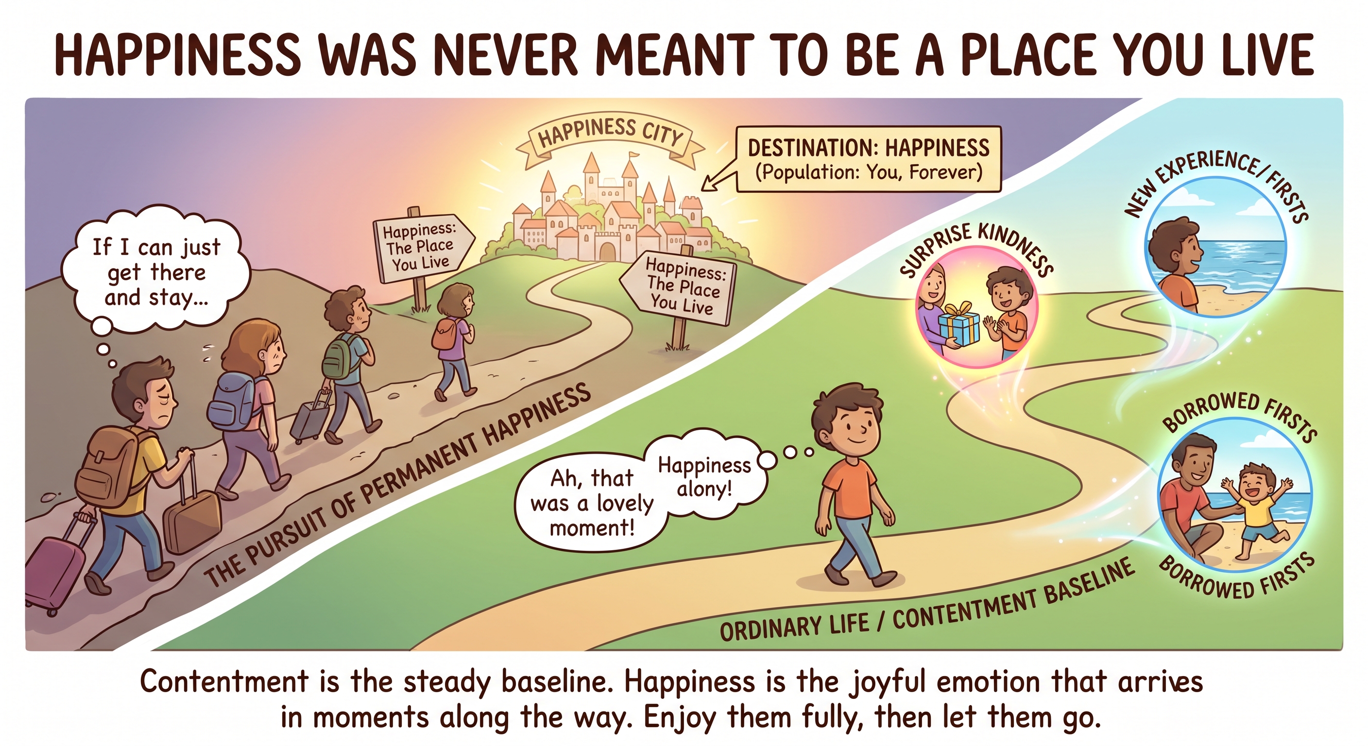 Happiness Was Never Meant to Be a Place You Live