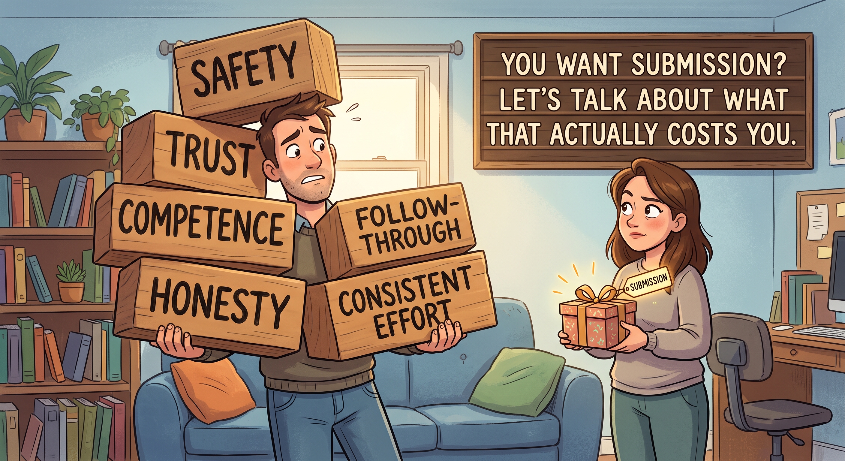 You Want Submission? Let’s Talk About What That Actually Costs You.